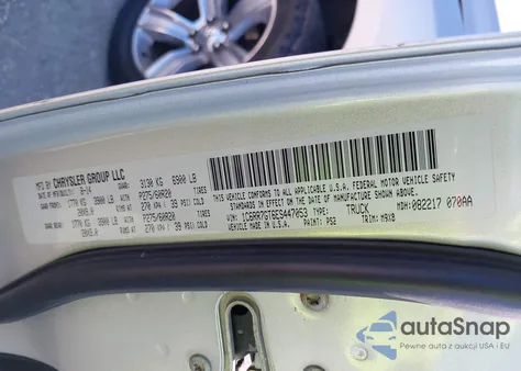 2014 Ram 1500 Big Horn из США, поврежденный, VIN 1C6RR7GT6ES447053